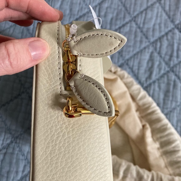 NWT Khaite Anna Zip Leather Crossbody Bag - Picture 5 of 14